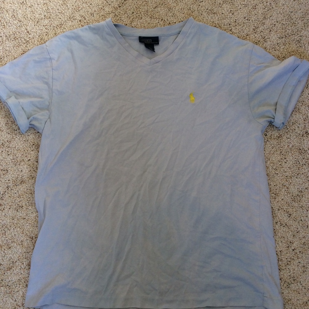 Light blue polo t-shirt
